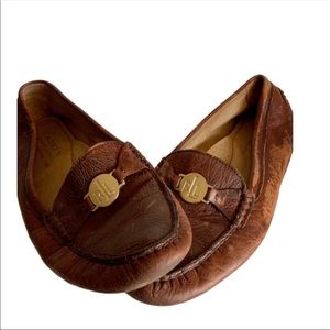 Lauren Ralph Lauren Brown Leather Loafers Size 10